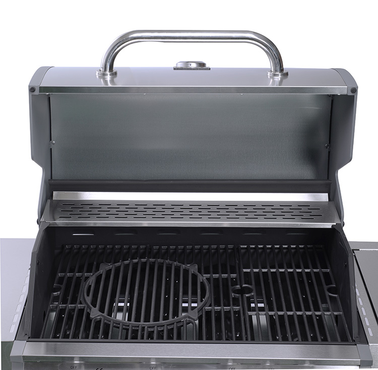 Stainless Steel Enamel Firebox ຈາກ Gas Grill Barbecue